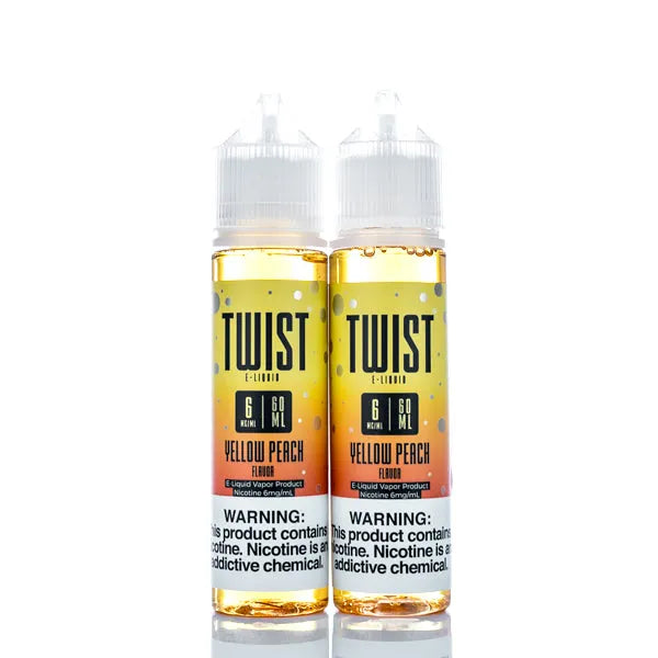 Lemon Twist E-Liquids - Yellow Peach - 120ml - Black Coral
